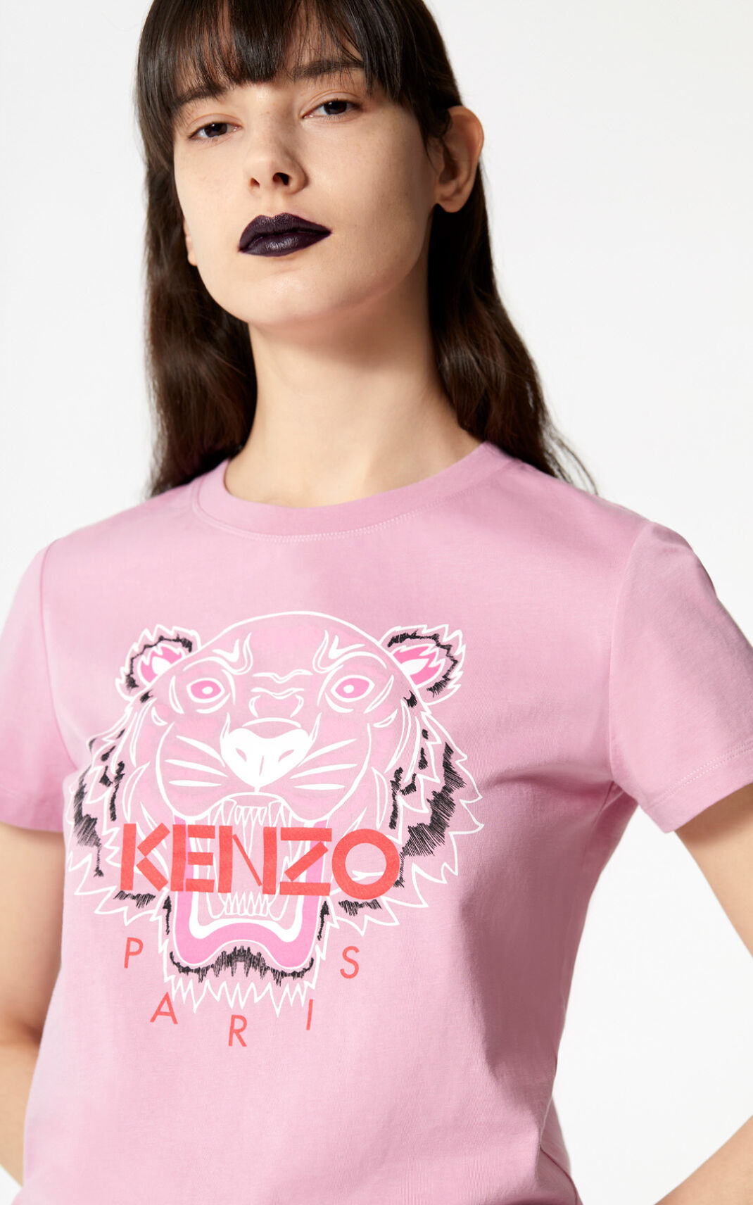 Kenzo Bleached Tiger Majice Ženske - Roze - Hrvatska LDMISP874